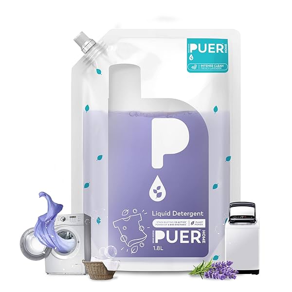 Image of PUER Natural Laundry Liquid Detergent 1.8L Refill Pouch