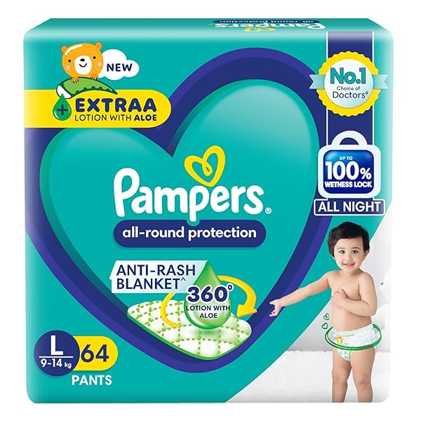 Image of Pampers All Round Protection Pant Style Baby Diapers