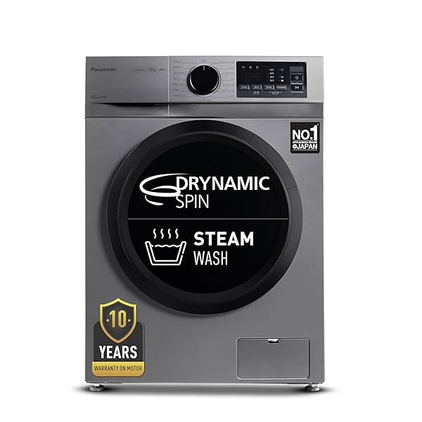 Image of Panasonic 7kg 5 Star Front Loading Washing Machine.