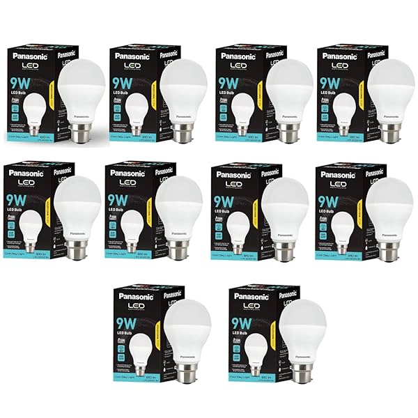 Image of Panasonic 9 Watt LED Bulb, B22 Base 9W Bulb Light For Home