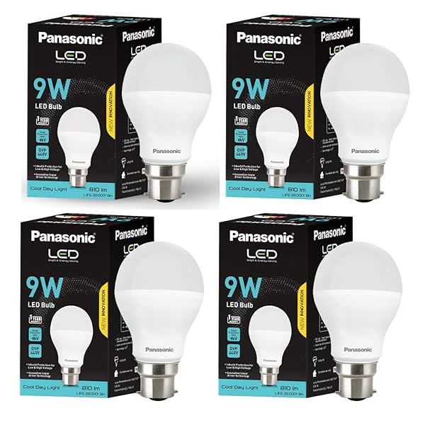 Image of Panasonic 9 Watt LED Bulb, B22 Base 9W Bulb Light For Home