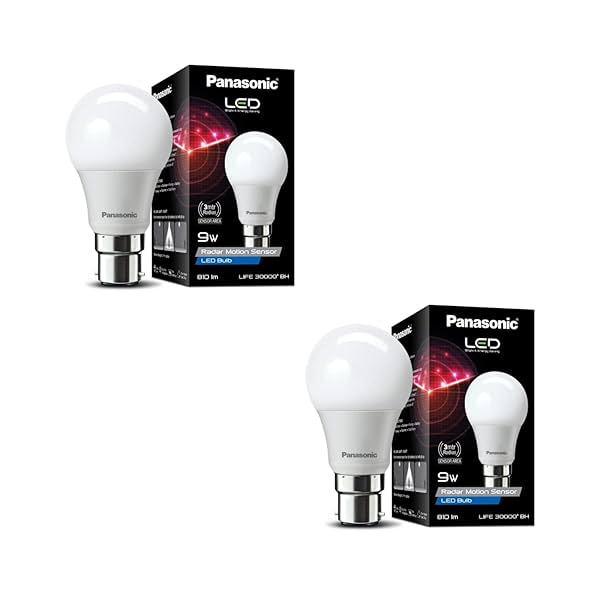 Image of Panasonic 9 Watt Motion Sensor B22 Led Bulb PO2