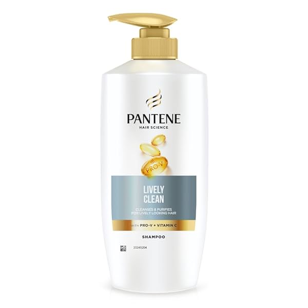 Image of Pantene Advanced Hair Care Solution Lively Clean Shampoo, 650 ml