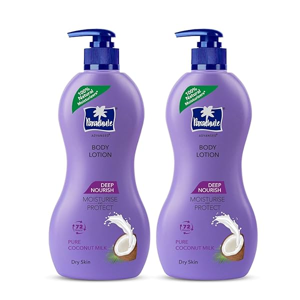 Image of Parachute Advansed Deep Nourish Body Lotion for Women & Men, Dry Skin, 400ml