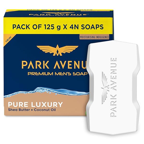 Image of Park Avenue Premium Men’s Soaps 125g (Pack of 4) 