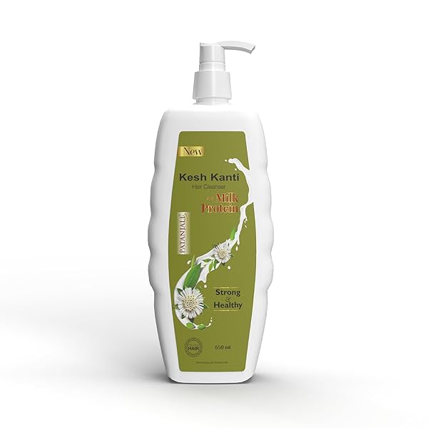 Image of Patanjali Kesh Kanti Hair Cleanser Milk Protien Shampoo