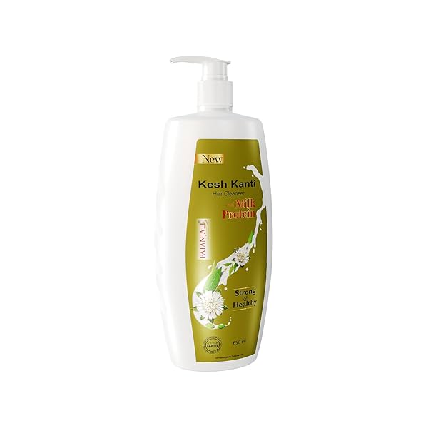 Image of Patanjali Kesh Kanti Hair Cleanser Milk Protien Shampoo