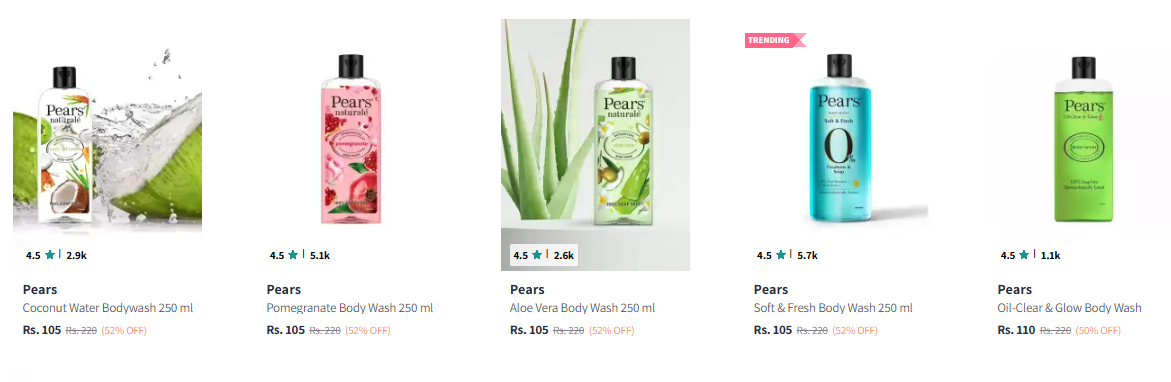 Image of Pears Body Wash And Shower Ge up to 62% Discount 