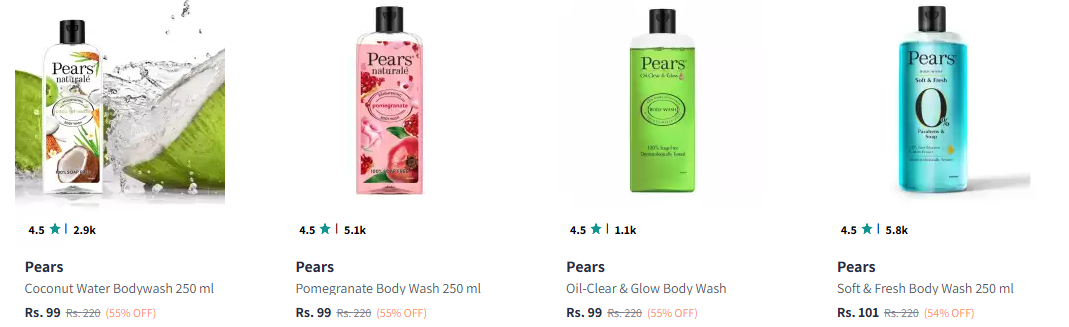 Image of Pears Nourishing Bodywash 250 ml Starting at ₹99