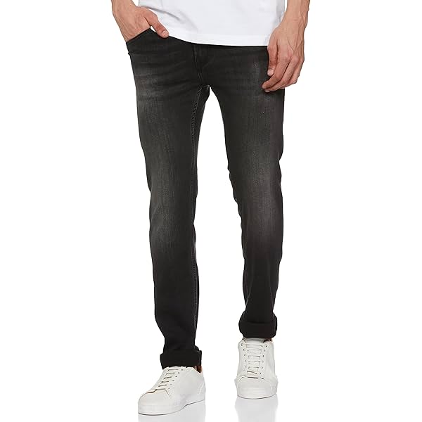 Image of Pepe Jeans Men's Holborne Sim Fit Mid Waist Straight Leg Jeans