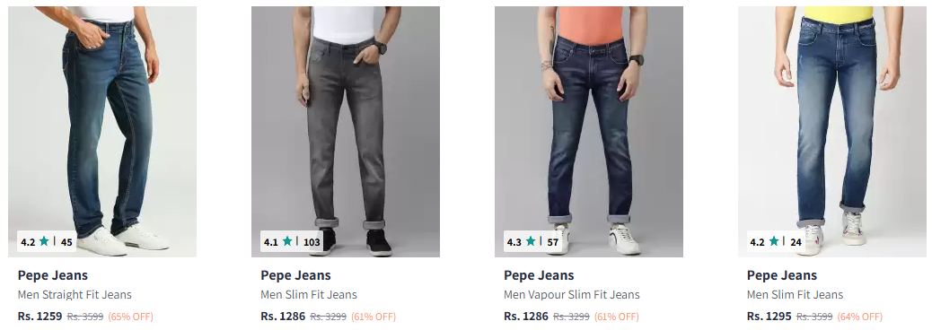 Image of Pepe Jeans Starting at Minimum 60% Discount 