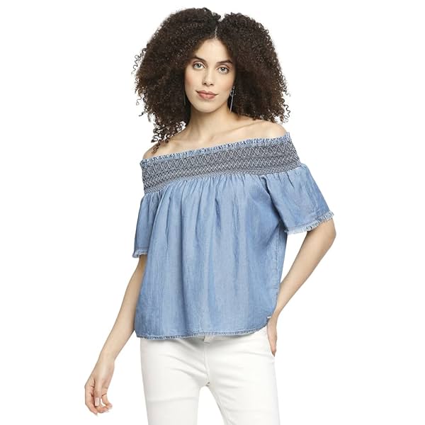 Image of Pepe Jeans Women's Off Shoulder Top