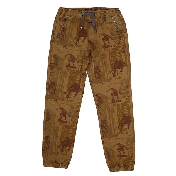 Image of Peter England Brown Jogger Pants