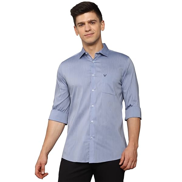 Image of Peter England Men's Slim Fit Shirt