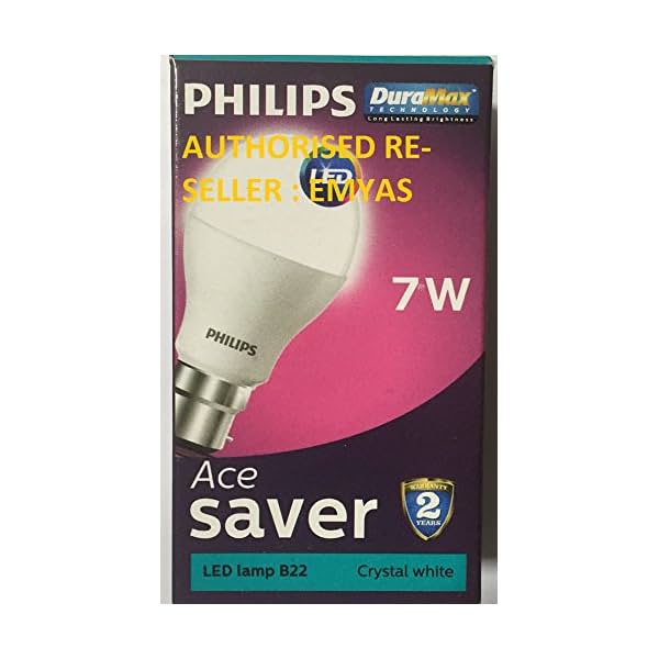 Image of Philips Ace Saver Base B22 7-Watt LED