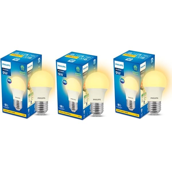 Image of Philips Ace Saver Base E27 9-Watt LED Bulb PO3