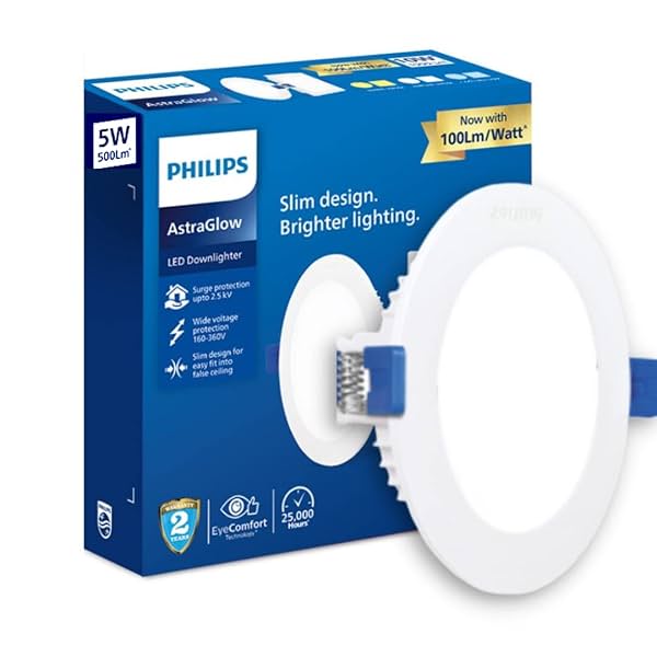 Image of Philips Astra Glow 5-watt Round LED Downlighter