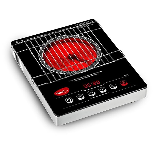 Image of Pigeon Eva Infrared Cooktop 2000 Watts Black