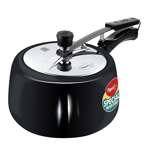 Image of Pigeon by Stovekraft 3 Litre Special Plus Hard Anodised Inner Lid Induction Base Pressure Cooker