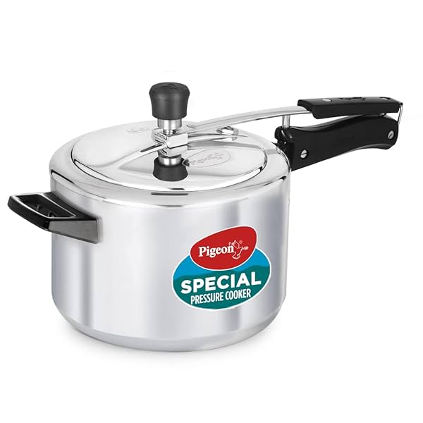 Image of Pigeon by Stovekraft 5 Litre Special Aluminium Inner Lid Non-Induction base Pressure Cooker 