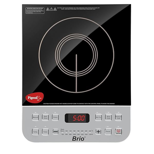 Image of Pigeon by Stovekraft Brio Plus Induction Stove 2100 Watts