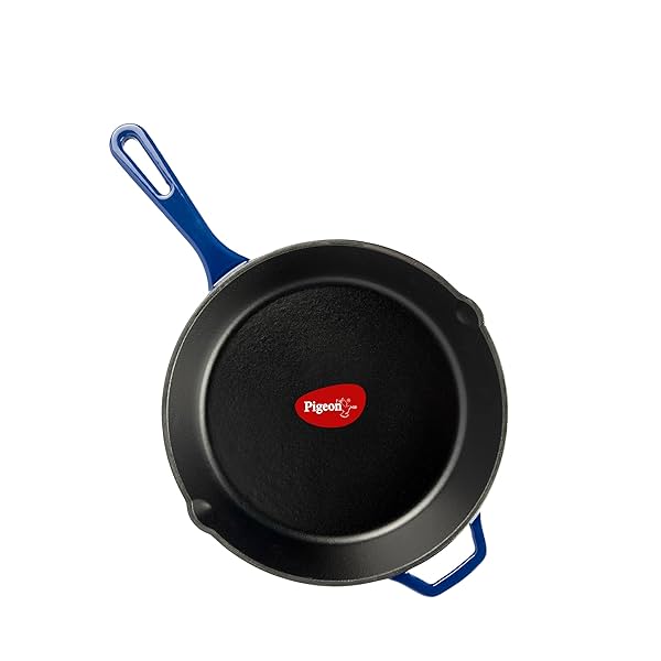 Image of Pigeon by Stovekraft Cast Iron Frying Pan, 22 cm 