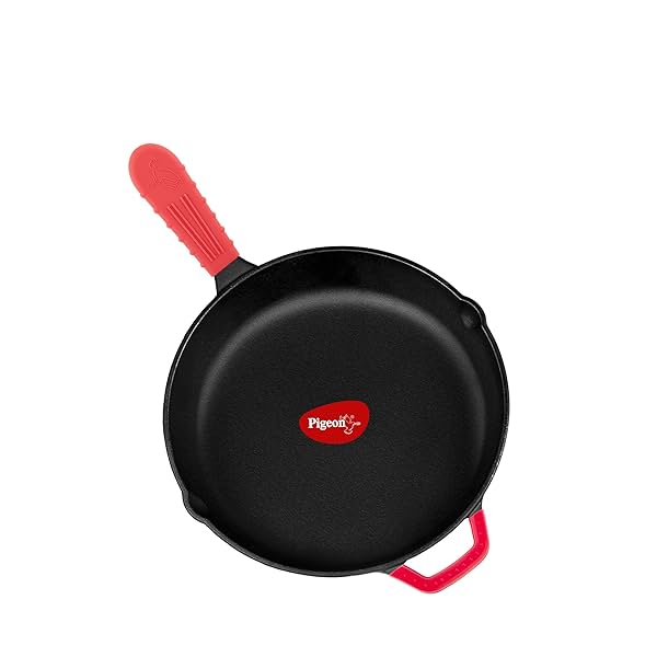 Image of Pigeon by Stovekraft Cast Iron Frying Pan, 25 cm 