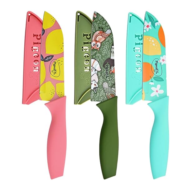 Image of Pigeon by Stovekraft Edge Flora Stainless Steel Knife 3Pc Set