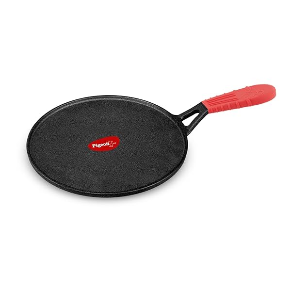 Image of Pigeon by Stovekraft Pre-Seasoned Cast Iron Tawa