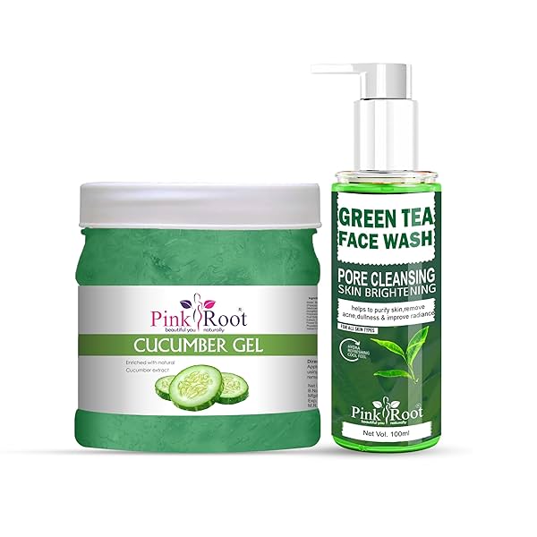 Image of Pink Root Green Tea Pore Cleansing Face Wash 100ml.with natural Cucumber extract 500gm