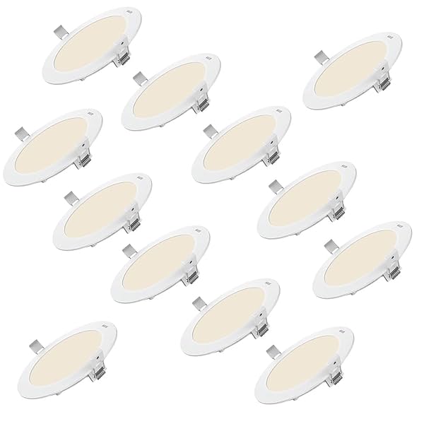 Image of Polycab 6W LED Panel Light Scintillate Edge Slim (Neutral White, 4000K, 12 PCS, Cut Out: 3.93 inches)