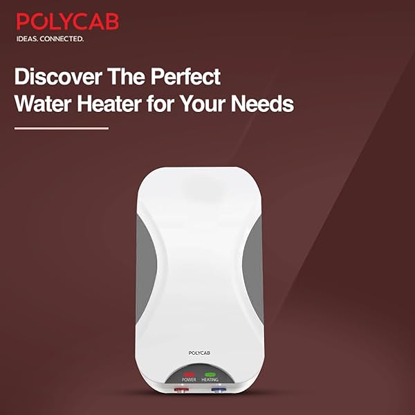 Image of Polycab Eliana 5 litre, 3KW Electric Instant Geyser (Water Heater)