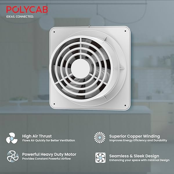 Image of Polycab Freshly Prime 150mm Air Exhaust Fan