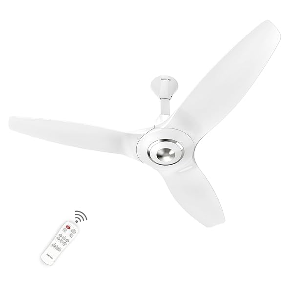 Image of Polycab Silencio Cruiser 1200mm 5-Star BLDC, Remote Ceiling fan for home