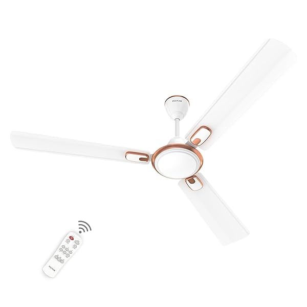 Image of Polycab Zoomer Prime 1200mm 5-Star BLDC Remote Ceiling Fan