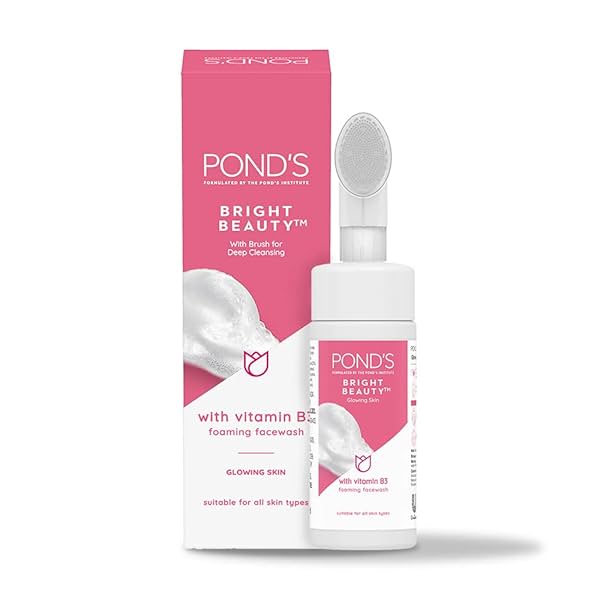 Image of Pond's Bright Beauty Foaming Brush Facewash