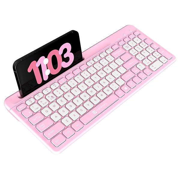 Image of Portronics Bubble Square Wireless Keyboard with Bluetooth