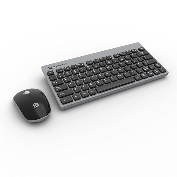 Image of Portronics Key2 Combo Wireless Keyboard and Mouse Set, with 2.4 GHz USB Receiver