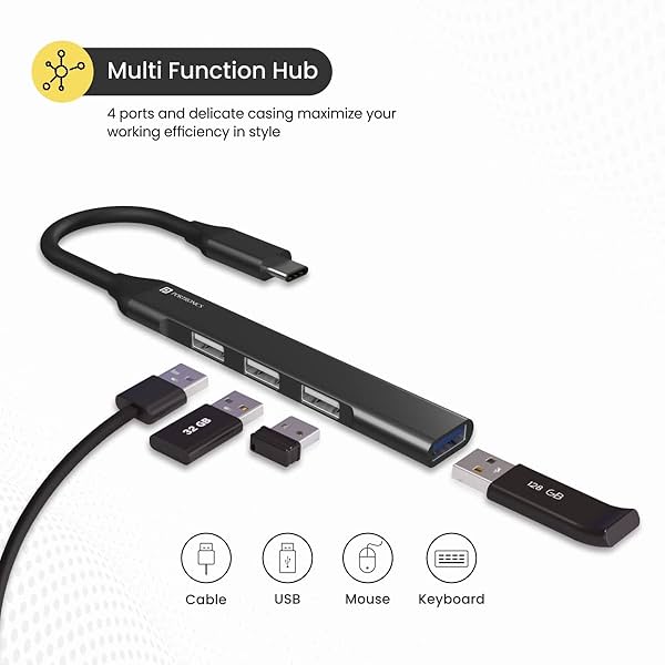 Image of Portronics Mport 31C USB C Hub (4-in-1)