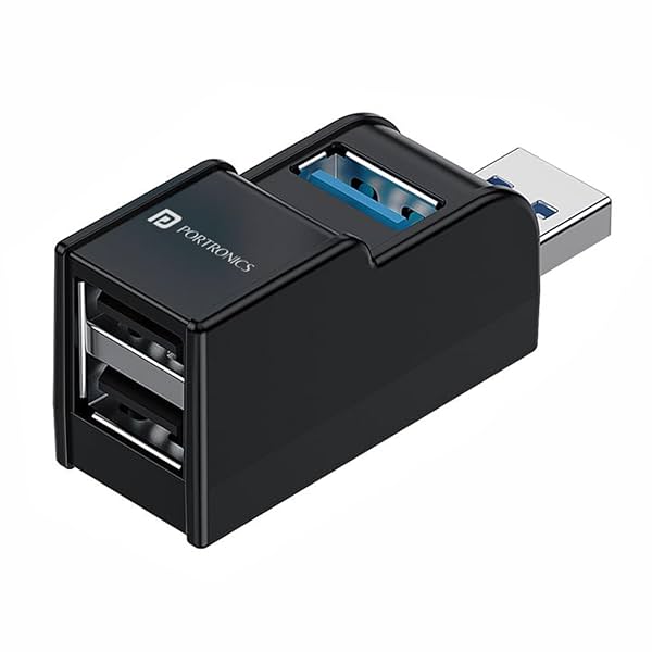 Image of Portronics Mport 3A USB Hub (3-in-1) 