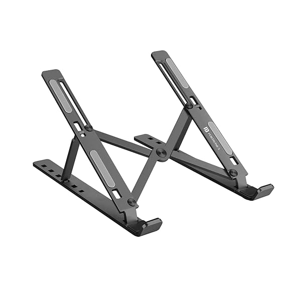 Image of Portronics My Buddy K Portable Laptop Stand with Adjustable Height, 