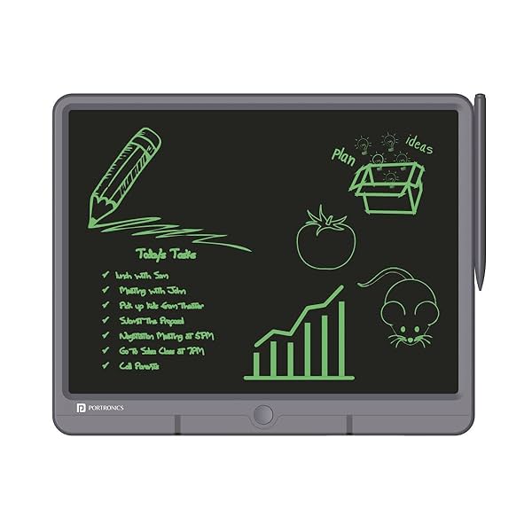 Image of Portronics Ruffpad 15 Re-Writable LCD Screen 38.1cm 