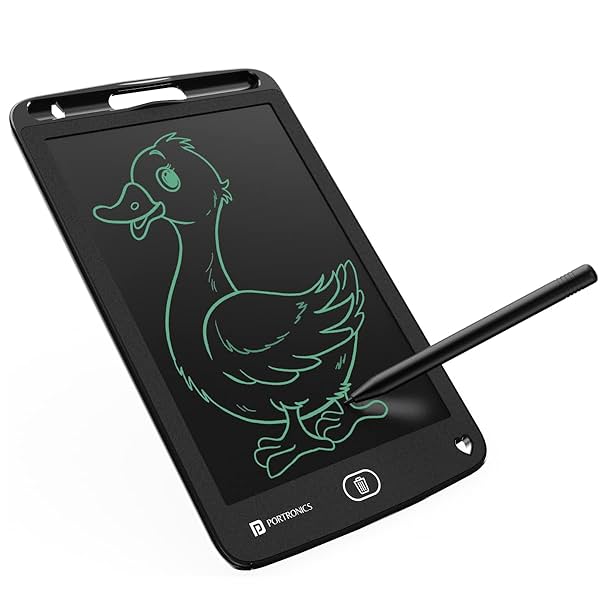 Image of Portronics Ruffpad 8.5E Re-Writable LCD Writing Pad 