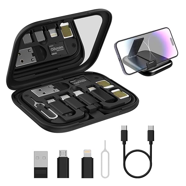 Image of Portronics Snapcase 60W Multifunctional Fast Charging Data Cable Kit