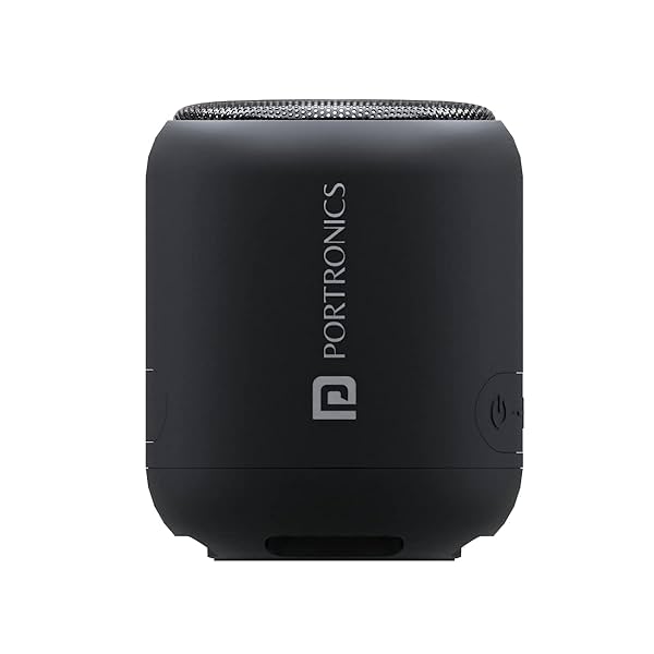 Image of Portronics SoundDrum 1 10W TWS Portable Bluetooth 5.3 Speaker with Powerful Bass