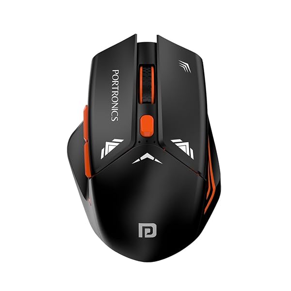 Image of Portronics Vader Pro Wireless Gaming Mouse with 2.4 GHz Receiver, 6 Buttons