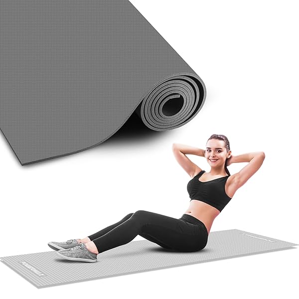 Image of PowerMax Fitness 4mm Thick Premium Yoga Mat