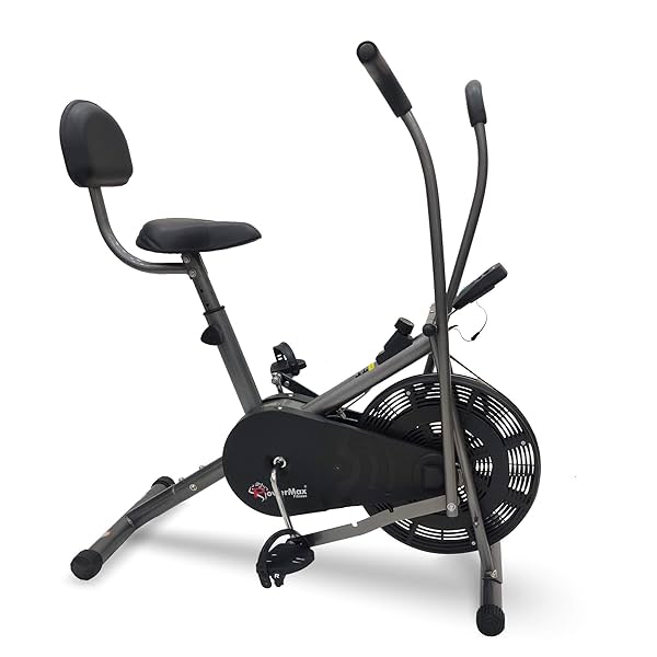 Image of PowerMax Fitness® BU-201 Dual Action Air Bike/Exercise Bike for Home 