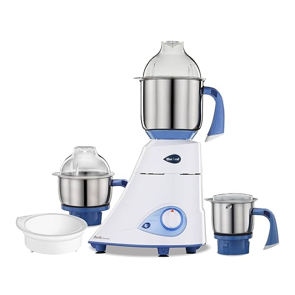 Image of Preethi Blue Leaf Diamond MG-214 750 Watt Mixer Grinder with 3 Jars