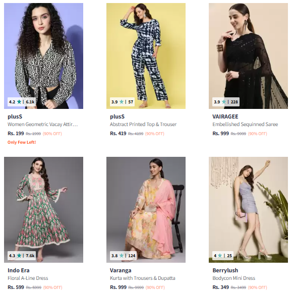 Image of Premium Women's Clothing Brands @ Flat 90% Discount And Extra Coupon Discount 